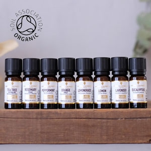 オーガニックアロマオイル 人気8本セット 各10ml（COSMOS ORGANIC 100%)