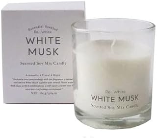 三和トレーディング Re; White リホワイト Soy Mix Candle ソイミックスキャンドル WHITE MUSK ホワイトムスク