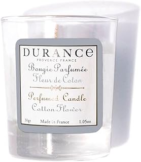 DURANCE(デュランス) ミニミニ キャンドル 30g (コットンフラワー) アロマキャンドル ミニサイズ ルームフレグランス 芳香剤