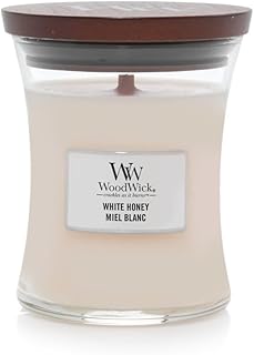 WoodWick ウッドウィック JARS ジャー Mサイズ ホワイトハニー WHITE HONEY アロマキャンドル[並行輸入]