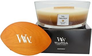 WoodWick ウッドウィック トリロジーハースウィック 1つで3つの香りを楽しむ キャンドル 焚き火の音がするキャンドル ギフト 女性 プレゼント 香り アロマ (カフェスイーツ)