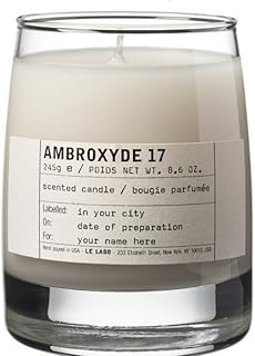 AMBROXYDE 17 アンブロキシド クラシック キャンドル おしゃれ アナザー13に似た香り ル ラボ 245g 約60時間