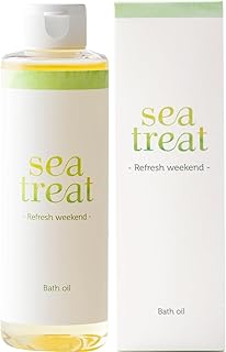 sea treat 入浴剤 バスオイル グレープフルーツ ローズマリー ラベンダー レモングラス の 香り 200ml ギフト 無添加 オーガニック ミネラル【天然アロマで贅沢なバスタイム】