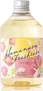 ナチュラルアイランド アロマバスエッセンス ハマナスとフレッシュローズ 300ml 1歳以上から使用可能 日本製 浴用化粧料 入浴剤