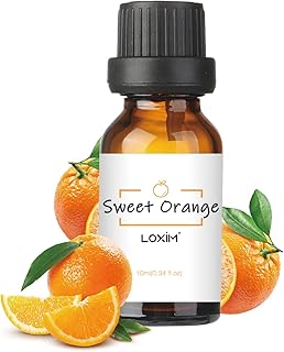 LOXIM オレンジオイル アロマオイル 10ml 柑橘系 エッセンシャルオイル スイートオレンジ 精油 アロマ 天然100% グッズ 加湿器/アロマディフューザー/アロマストーン/アロマポット/アロマスプレー用 プレゼント ギフト Sweet orange oil