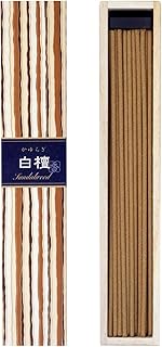 日本香堂(Nippon Kodo) かゆらぎ 白檀 香立付 ホワイト 単品 40個 (x 1)